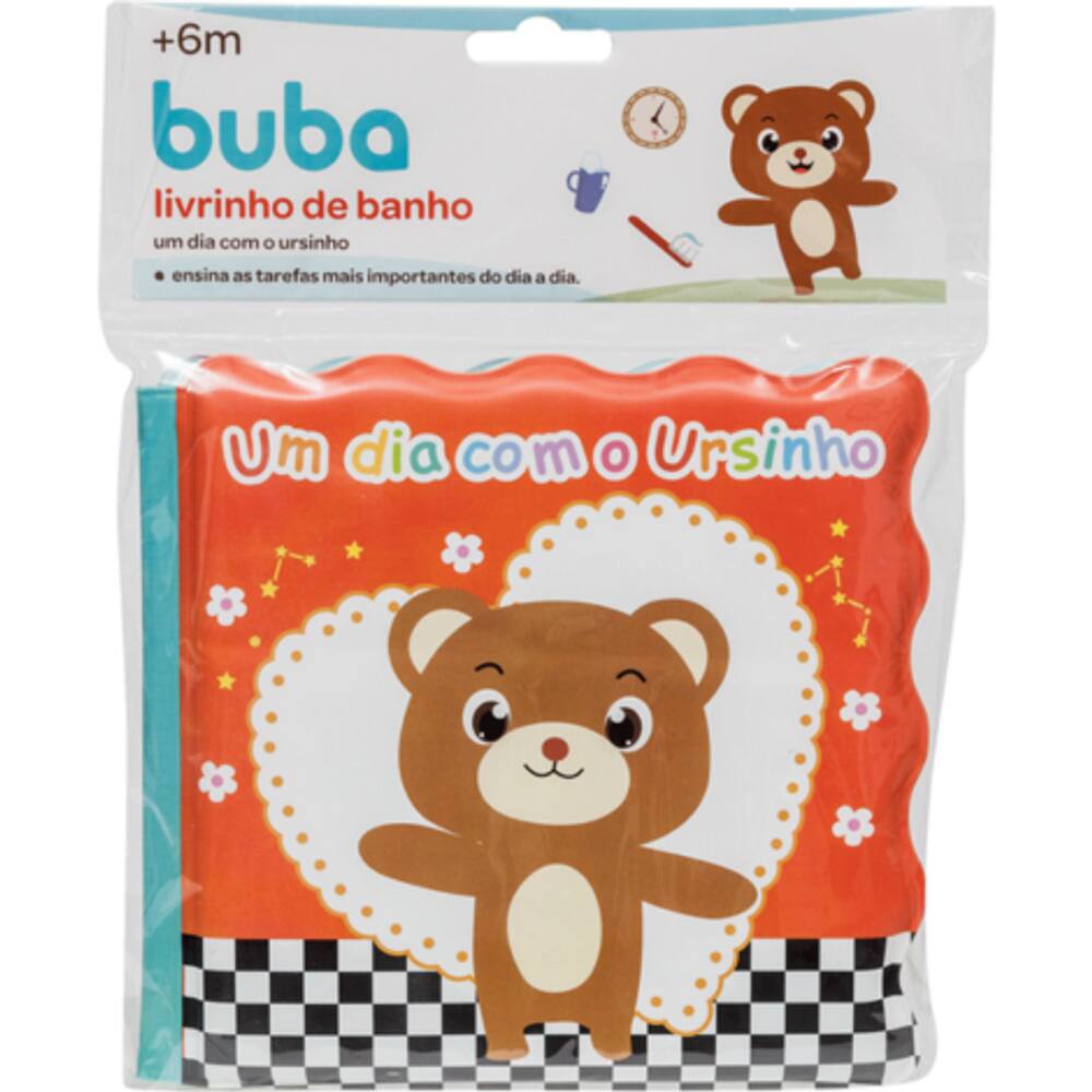 Livrinho Buba De Banho Um Dia Com O Ursinho