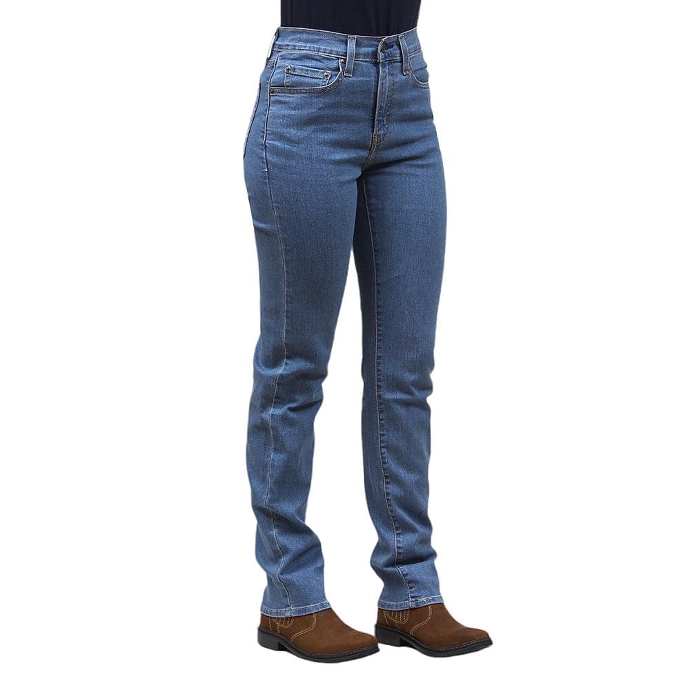 Calça Jeans Feminina Azul Slim Straight Levi`s 37158