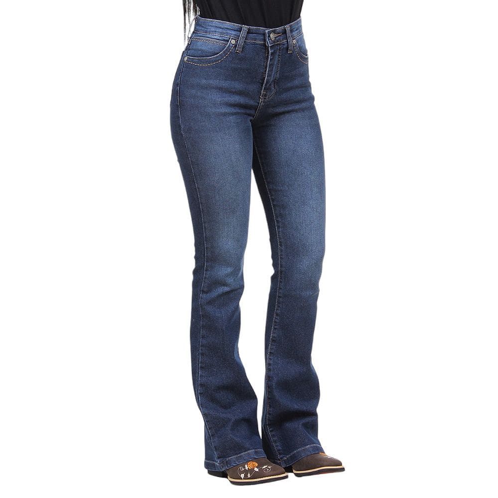 Calça Jeans Feminina Flare Azul Wrangler 36287
