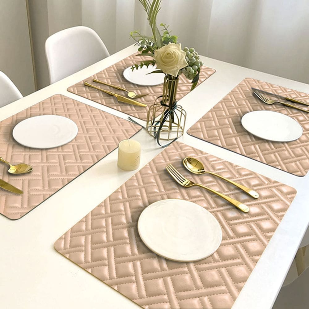 10 Jogo Americano Bag Alto Padrão Impermeável Re Pvc