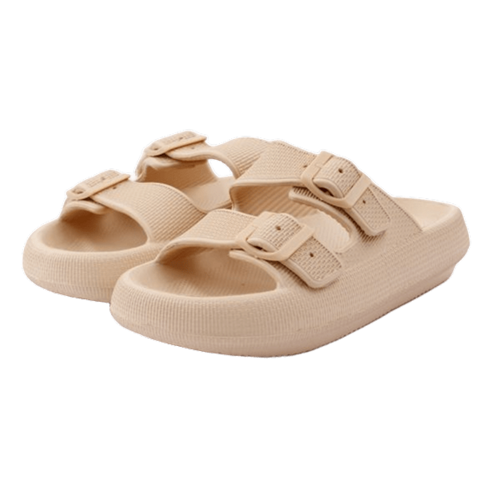 Sandália Ortopédica Fly Feet Nuvem City Bege Ac356