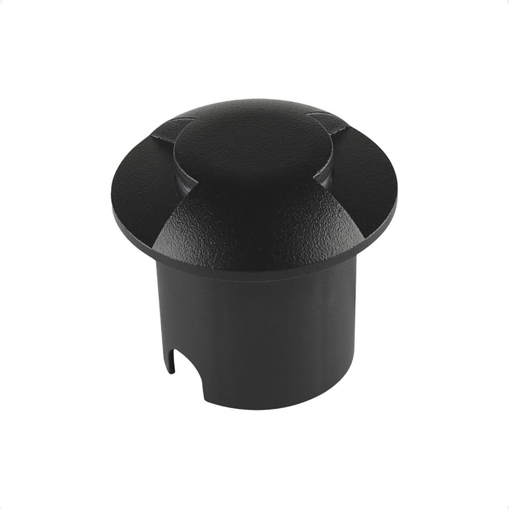 Balizador de Solo Led Taschibra Dome 2 Fachos Preto Bivolt