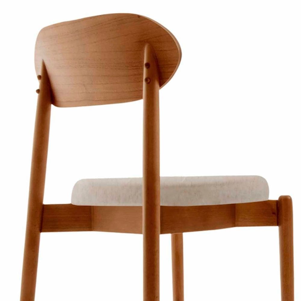 Conjunto com 2 cadeiras Ballare em Madeira Maciça para Sala de Jantar