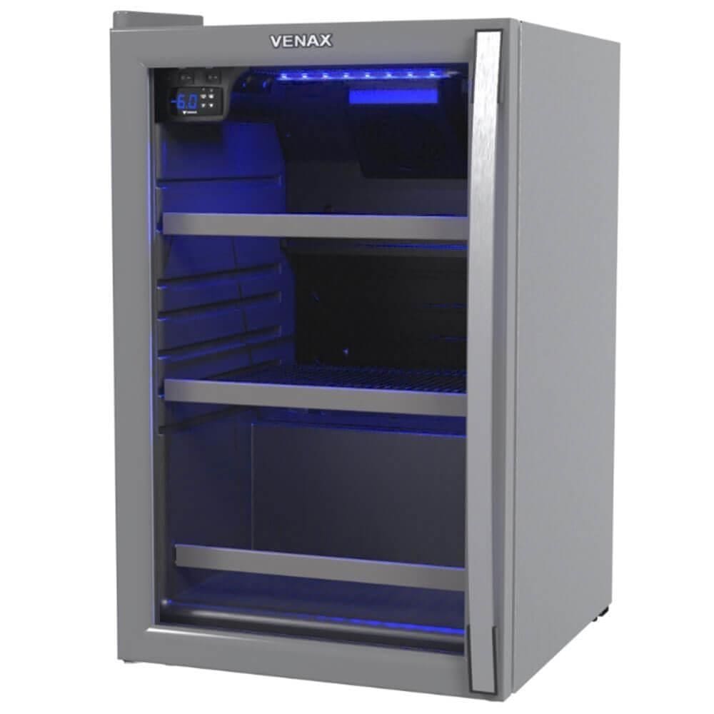 Cervejeira Venax Blue Light 100L Porta Invertida Cinza 220V 21207