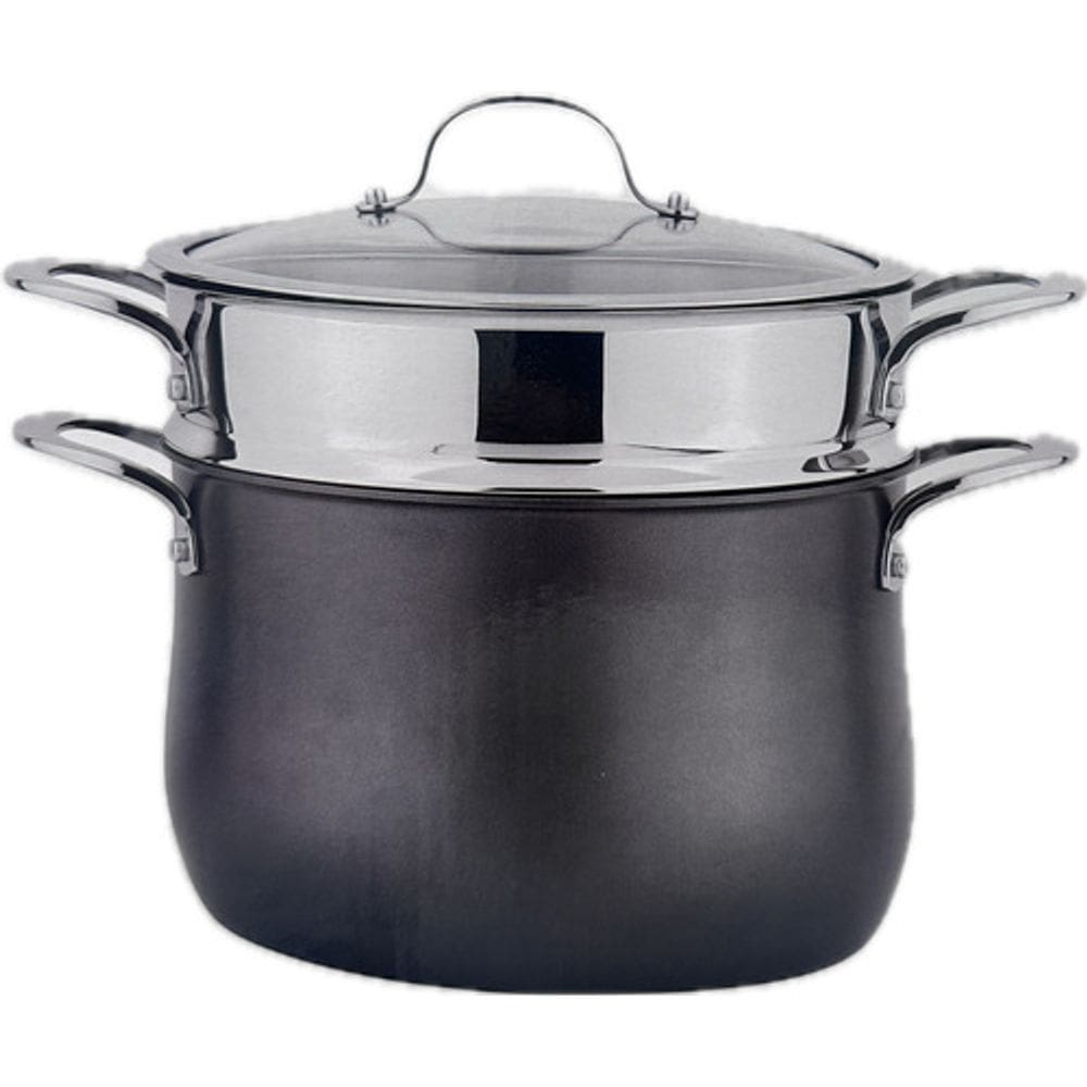 Espagueteira Com Cesto Coador Cookduo 2 Peças Aço Inox - 8l