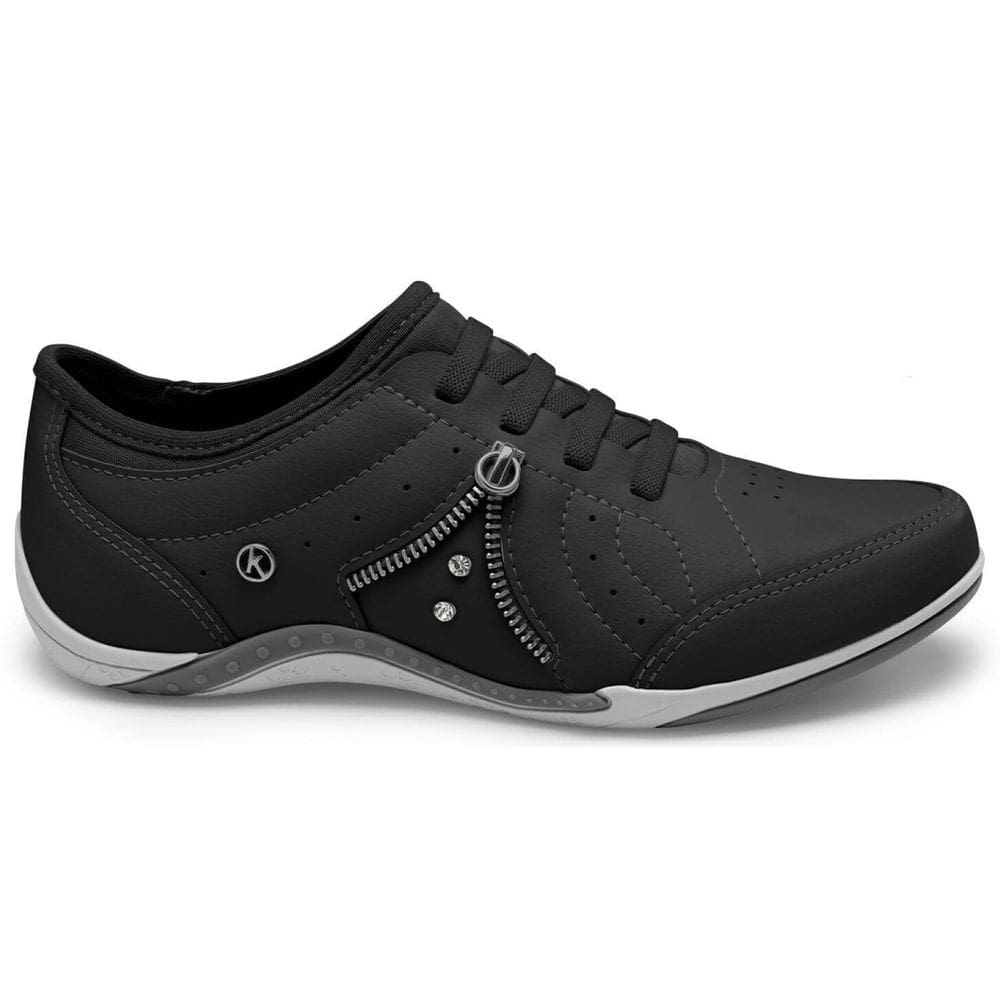 Tênis Feminino Kolosh Casual Calce Fácil Palmilha Gel Brilho