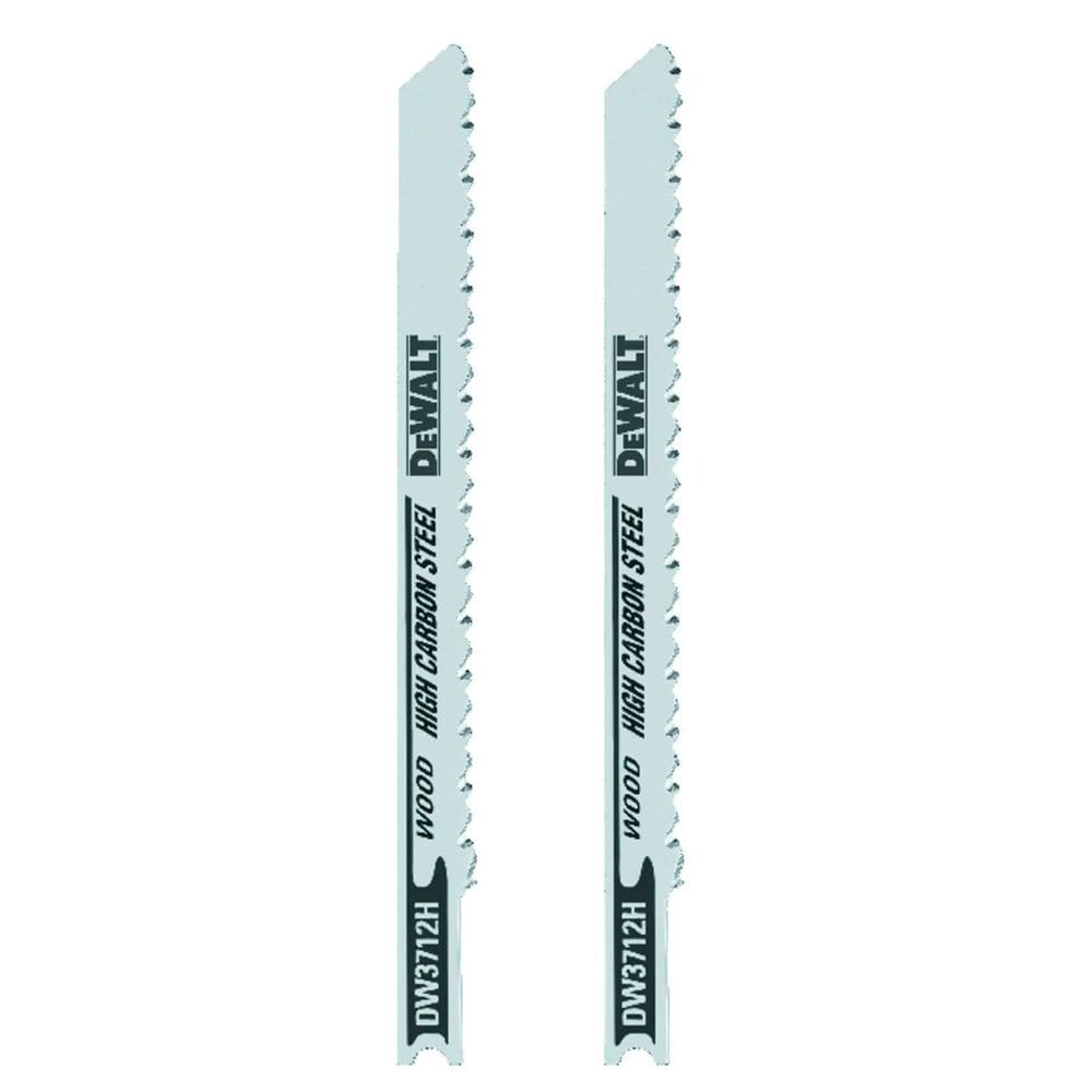 2 Lâminas Tico Tico 4" 10 Dentes Madeira Encaixe U DW3712H2 DeWalt - Unica Unico