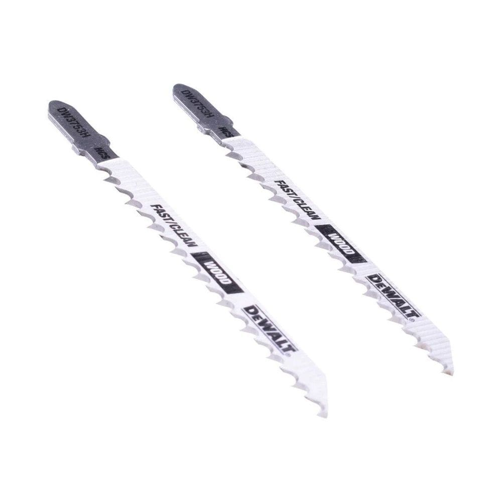 2 Lâminas Tico Tico 4" 6 Dentes Para Madeira Encaixe T DW3753H2 DeWalt - Unica Unico