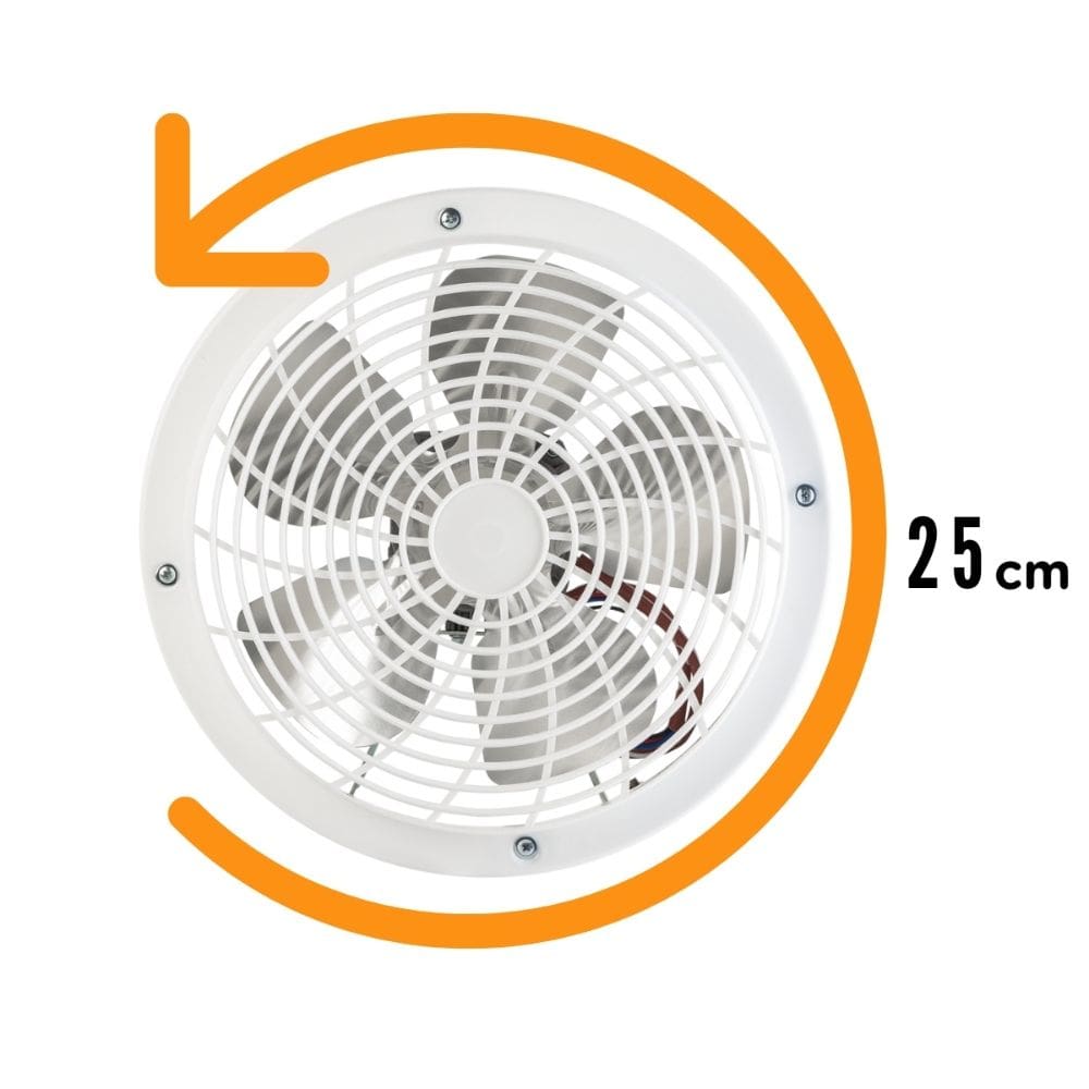 Exaustor res. parede c/ grade interna 25cm bivolt ventimais