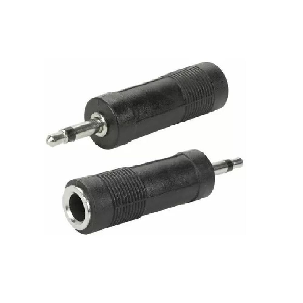 Kit 5 Adaptadores P2 Mono x Jack J10 Mono - Conectores