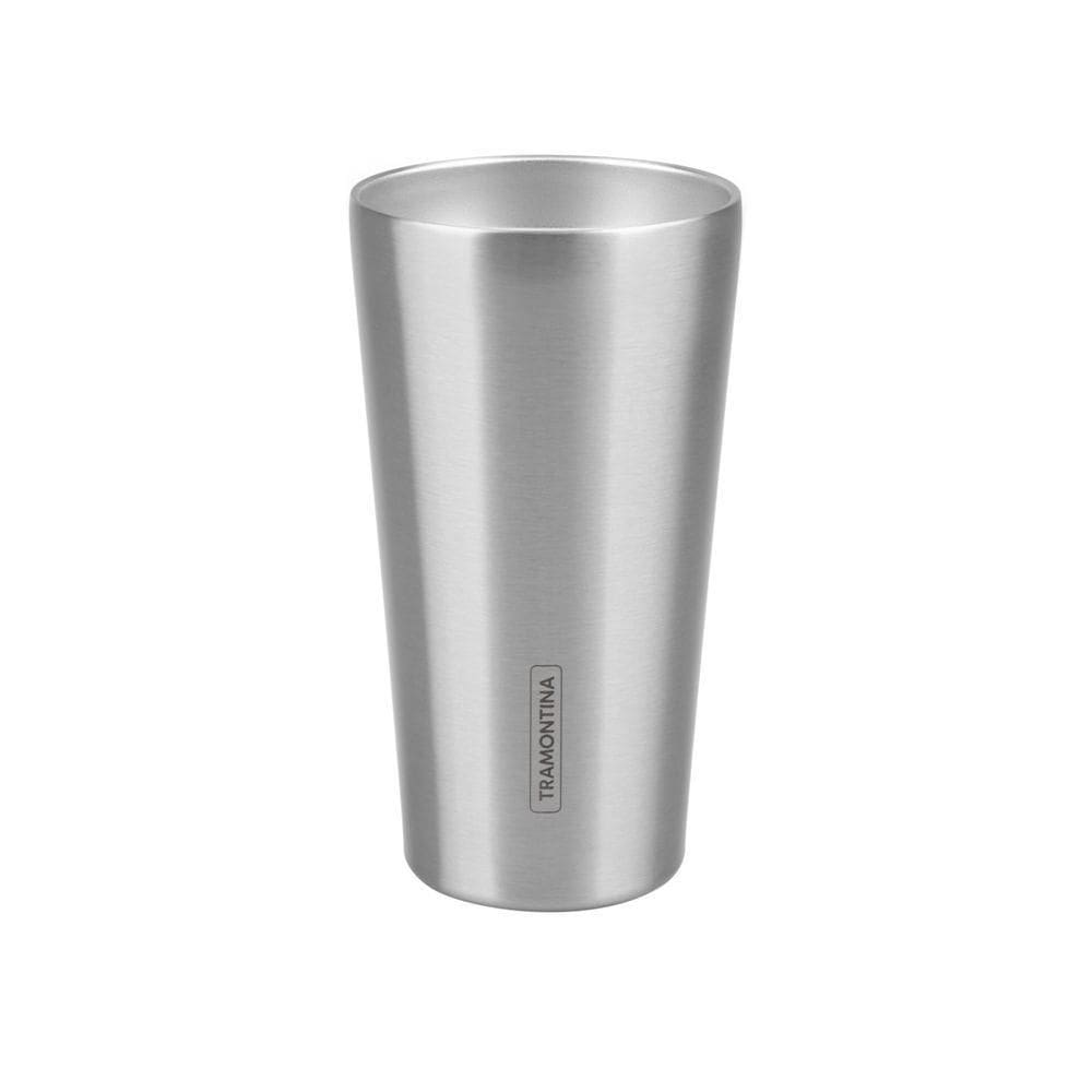 Copo Térmico Tramontina Exata Em Aço Inox Sem Tampa 420 Ml