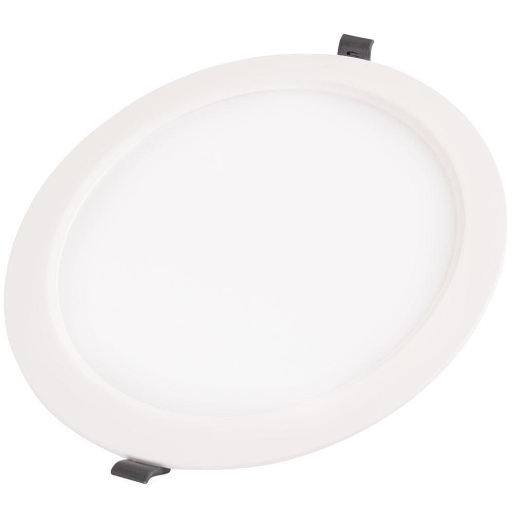 Plafon Led Tramontina Redondo De Embutir 840 Lm 12 W 6500 K Luz Branca