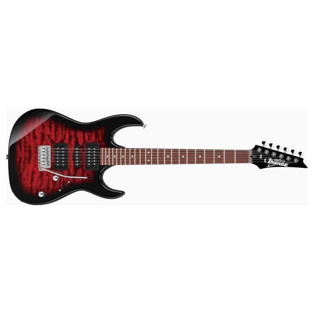 Guitarra 6C RG GIO Trans Red Burst Ibanez GRX70QA-TRB [F035]