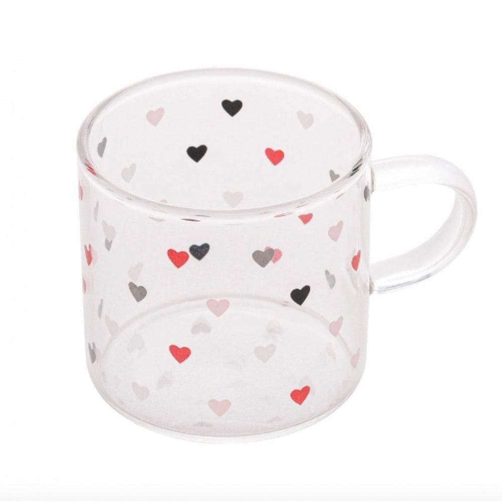 Caneca De Vidro Love 125 Ml - Lyor