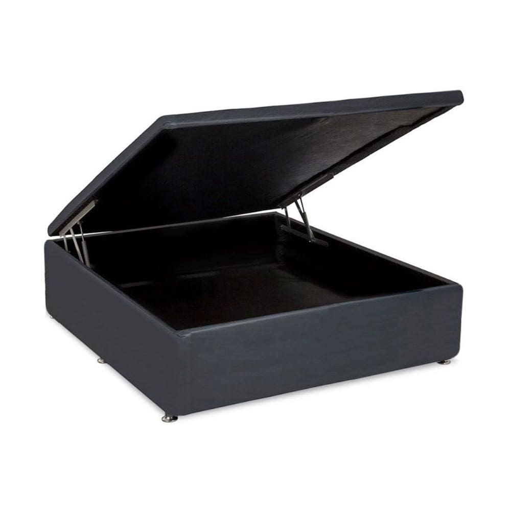 Cama Box Baú Casal Universal Courano Gray (138x188x39) - Ortobom
