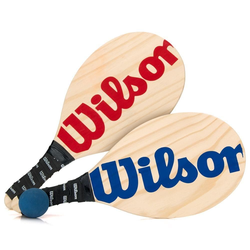 Kit Frescobol Wilson com 2 Raquetes e 1 bola