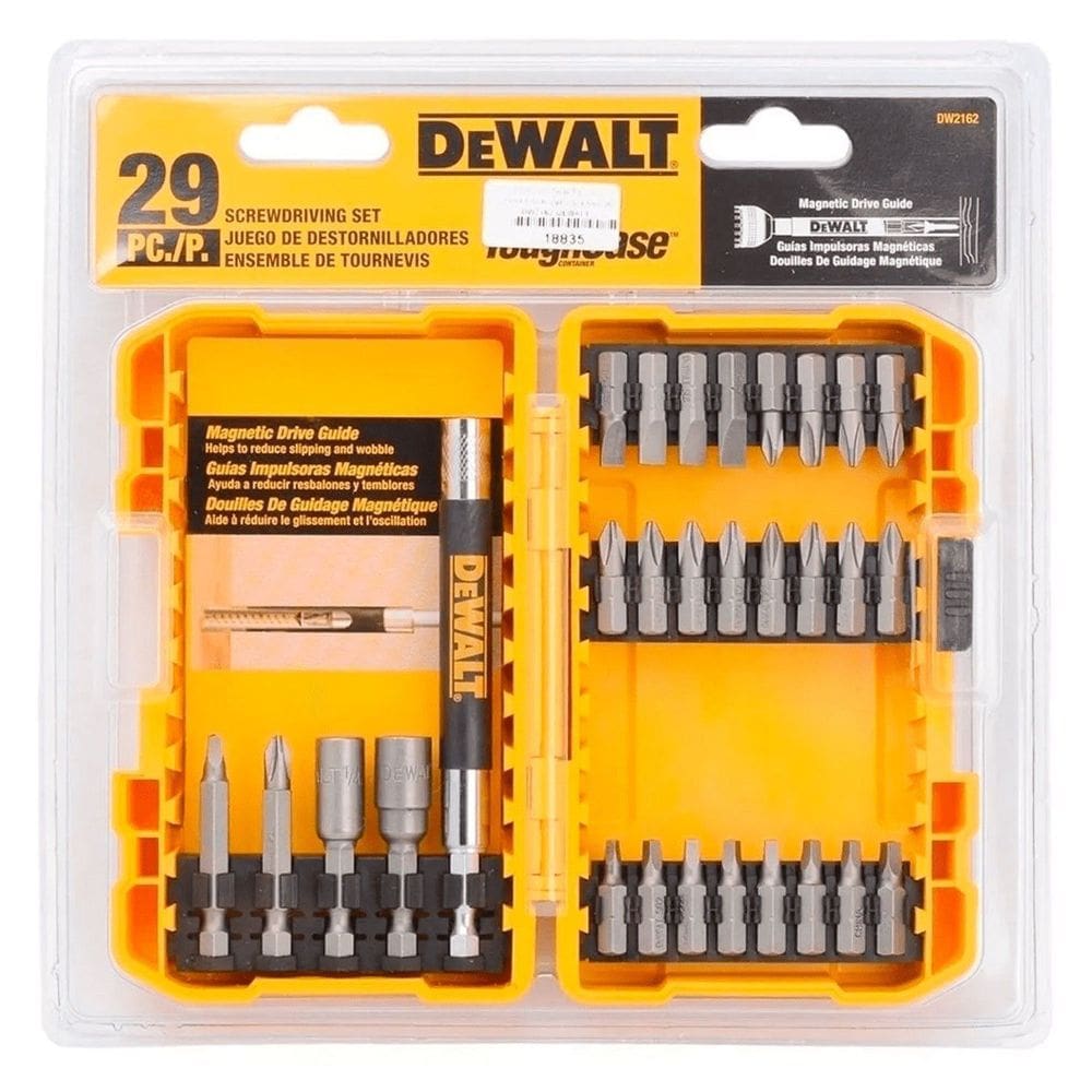 Jogo 29 Peças Para Parafusar Com Estojo DW2162 DeWalt - Unica Unico