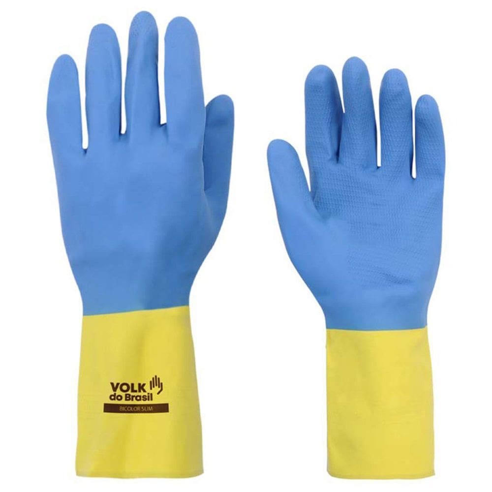 Luva Bicolor Slim 108301830 M Volk do Brasil