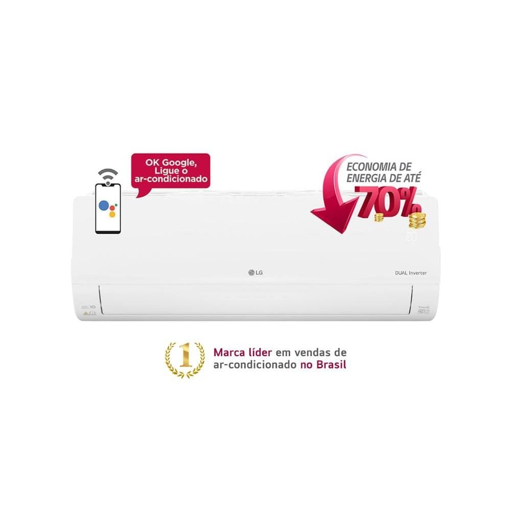 Ar Condicionado LG DUAL Inverter VOICE 36.000 Quente/Frio 220V