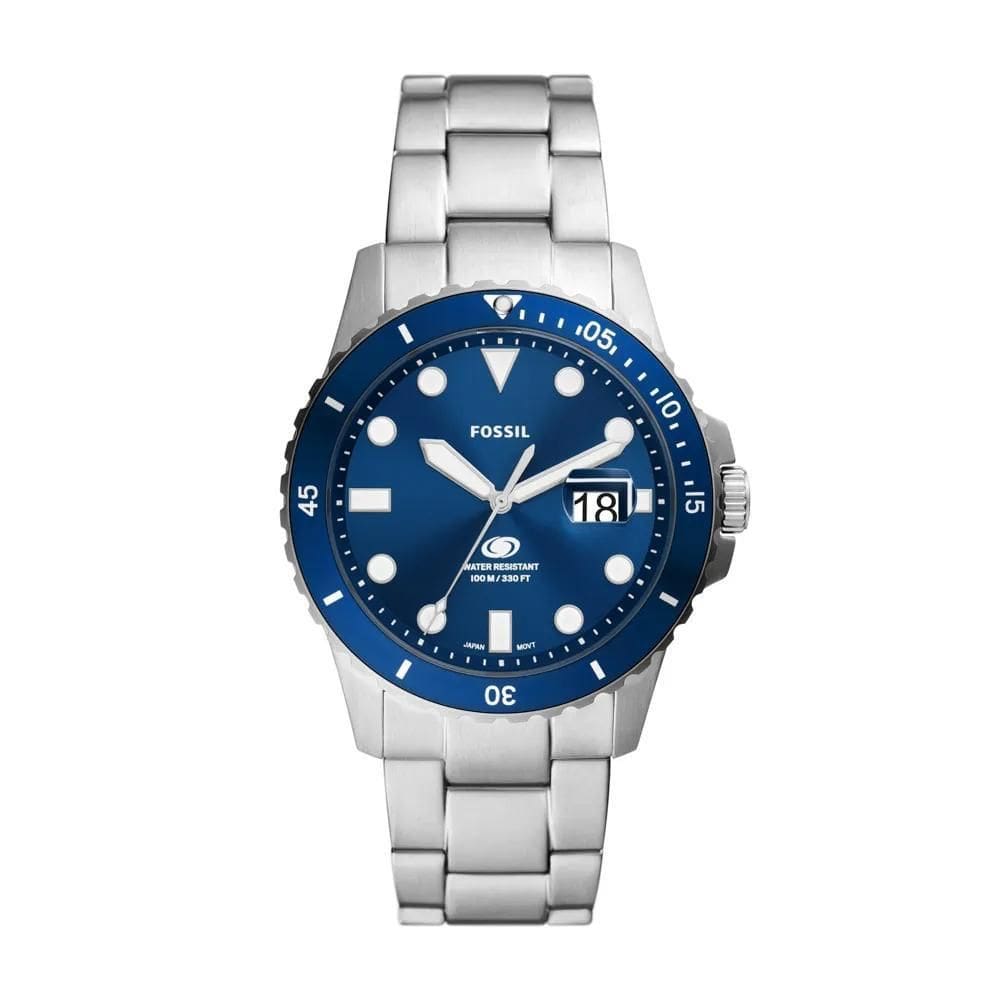 Relógio Fossil Masculino Fossil Blue Prata | Extra
