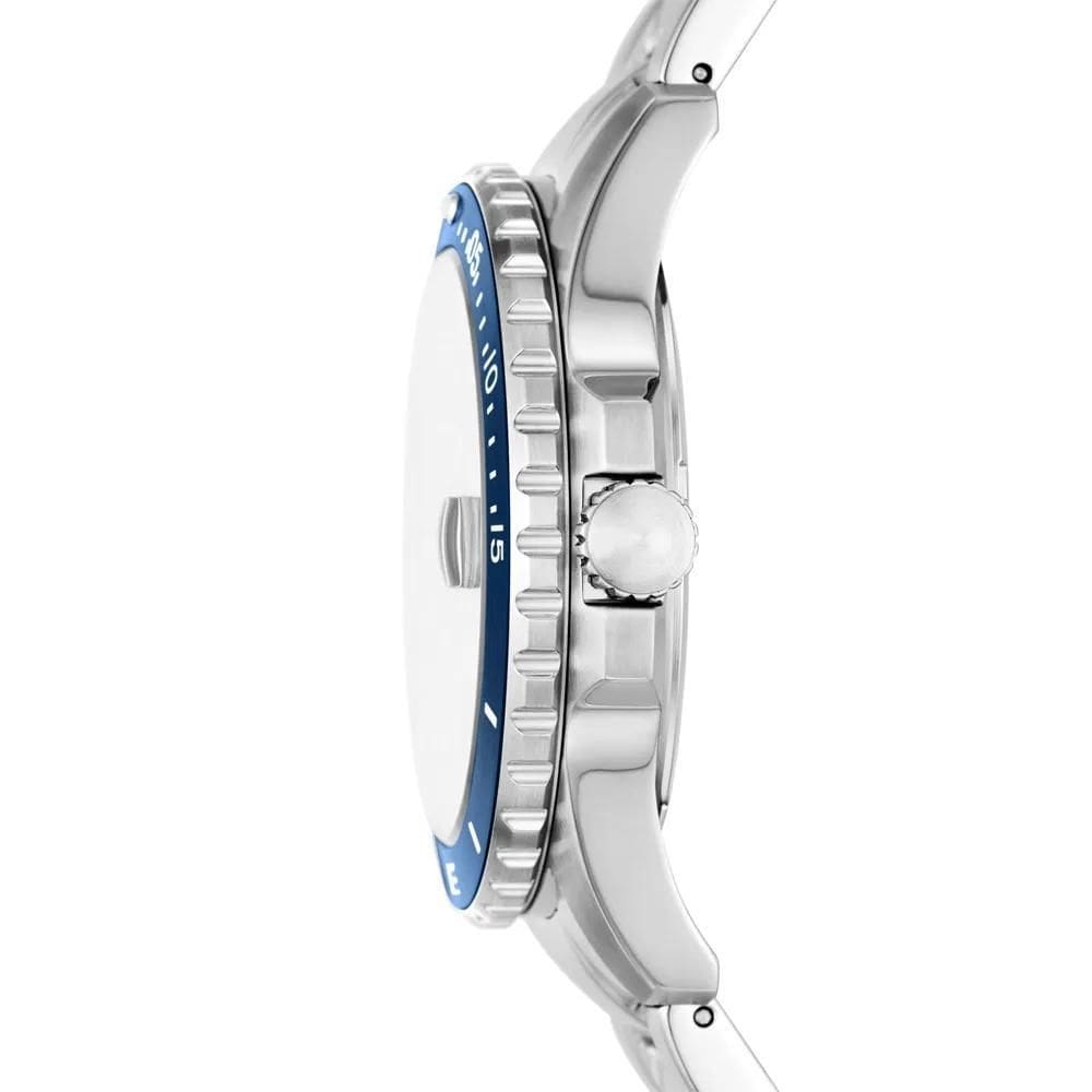 Relógio Fossil Masculino Fossil Blue Prata | Extra