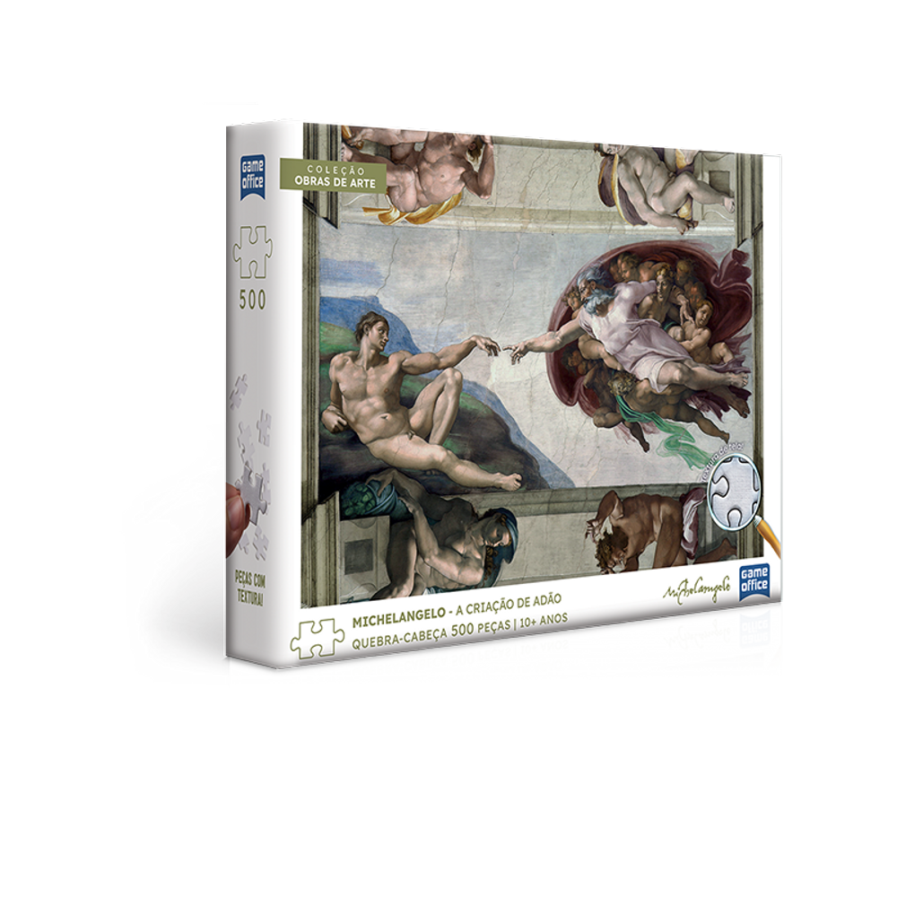 Qc 500 Pc - Michelangelo - A Criacao De Adao