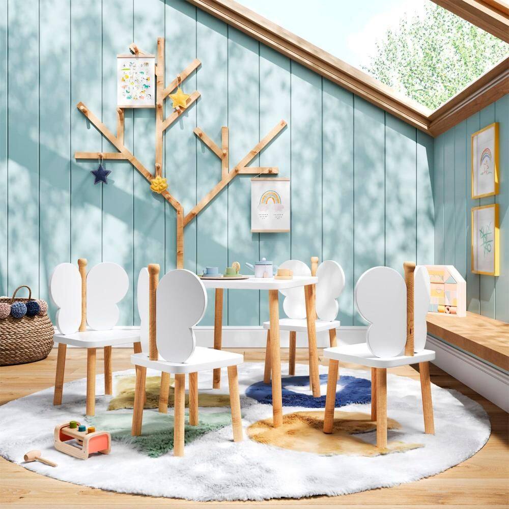 Conjunto Mesinha Infantil Quatro Cadeirinhas Hora de Brincar