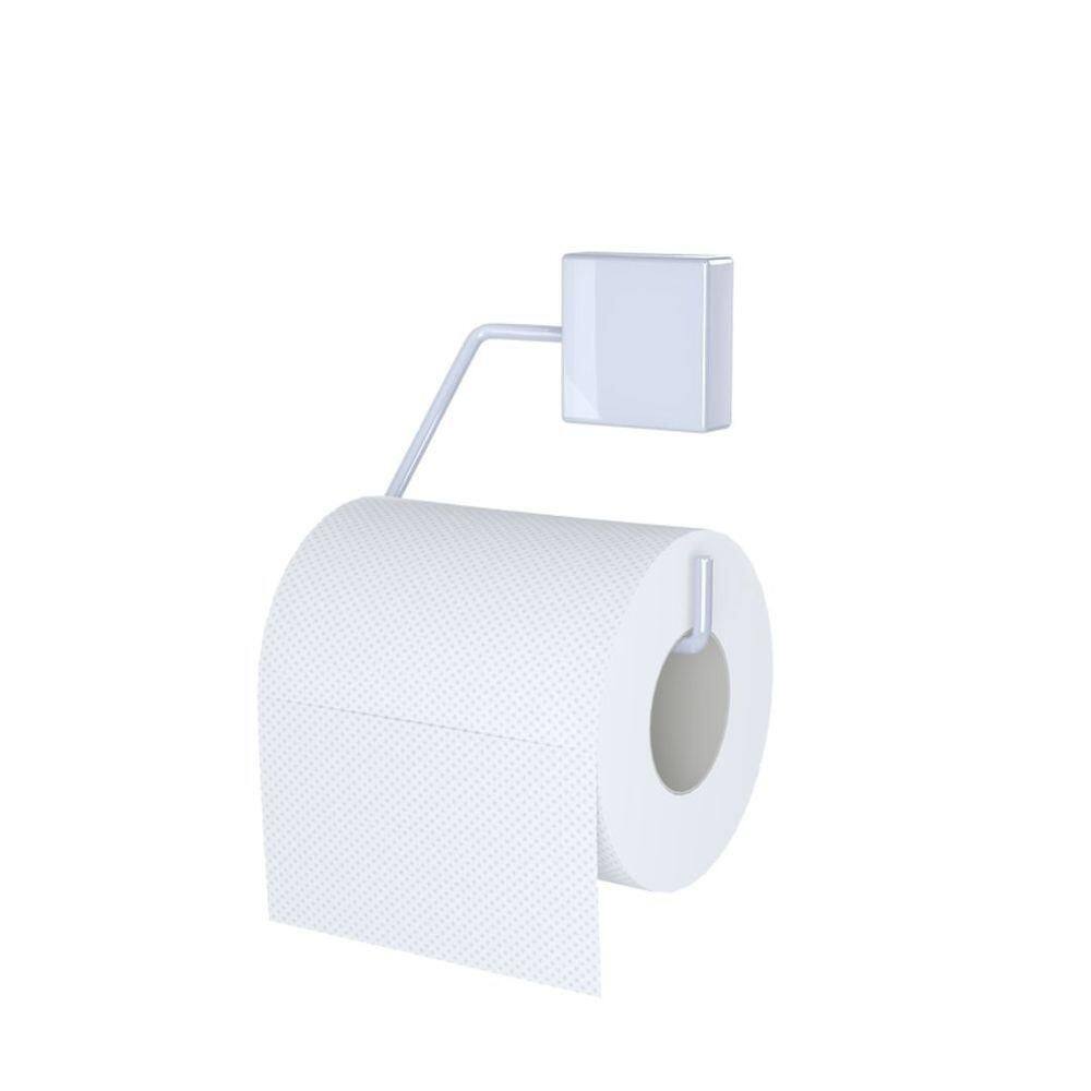 Suporte Para Papel Higiênico Aço Exclusive Branco - Dicarlo