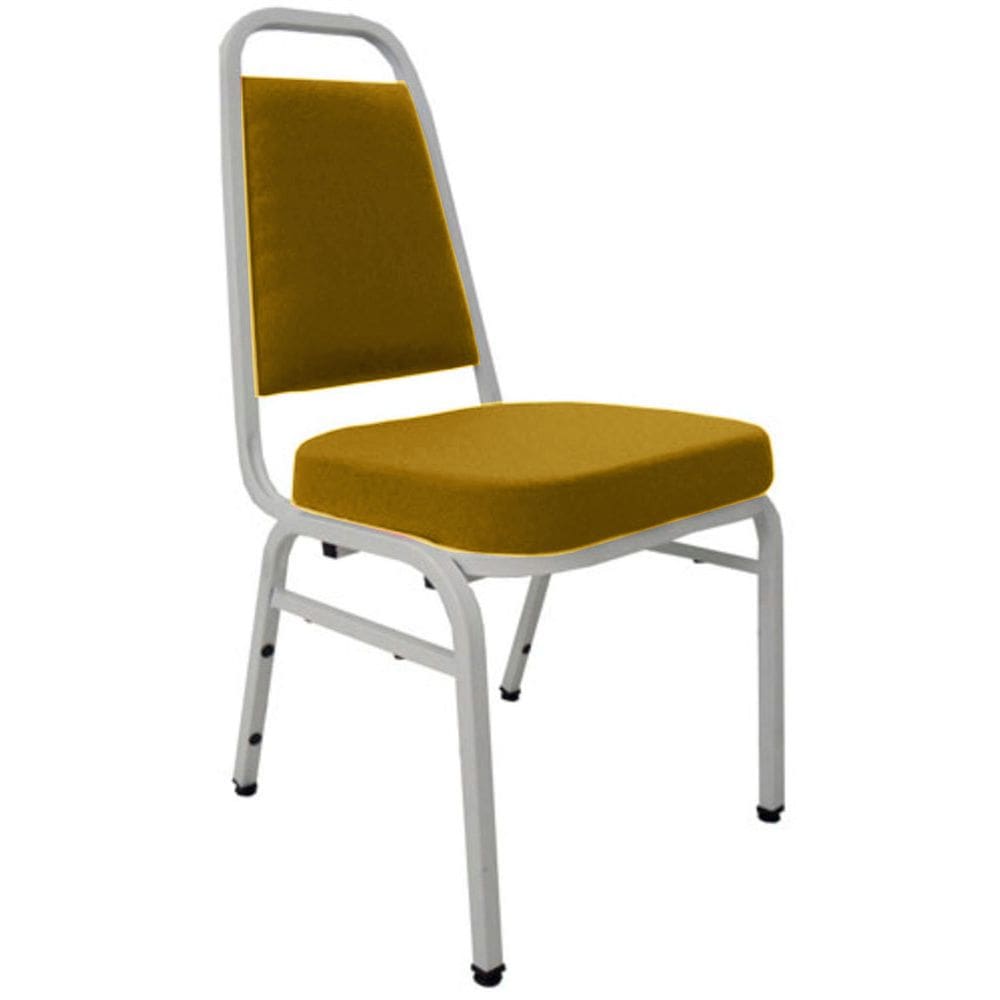 Cadeira Empilhável para Auditórios Linha Hotel Plus Amarelo
