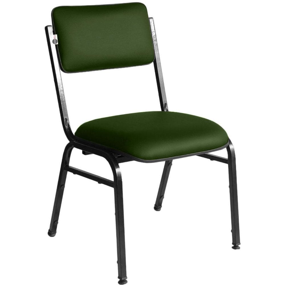 Cadeira Empilhável para Auditórios Linha Hotel Smart Verde