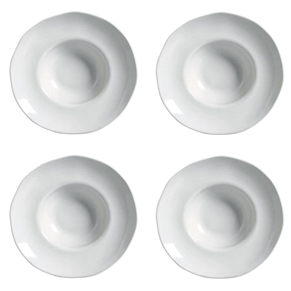 Conjunto de Pratos para Massa/Risoto 04 Peças Orgânico New White Porto Brasil