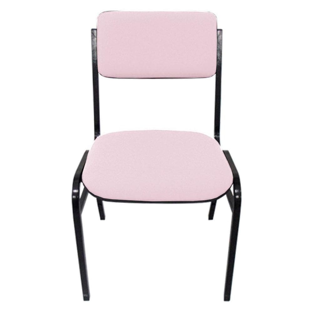 Cadeira Empilhável para Auditórios Linha Hotel Smart Rosa