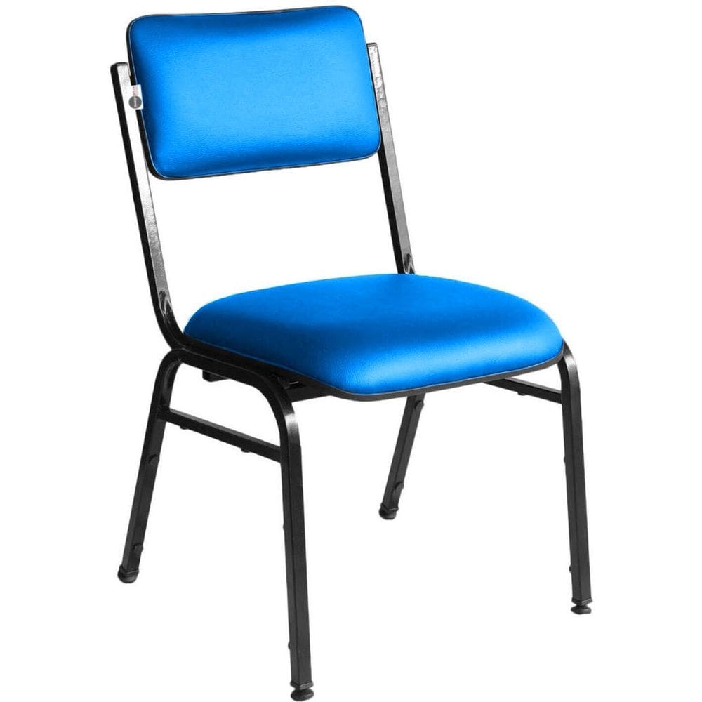 Cadeira Empilhável para Auditórios Linha Hotel Smart Azul