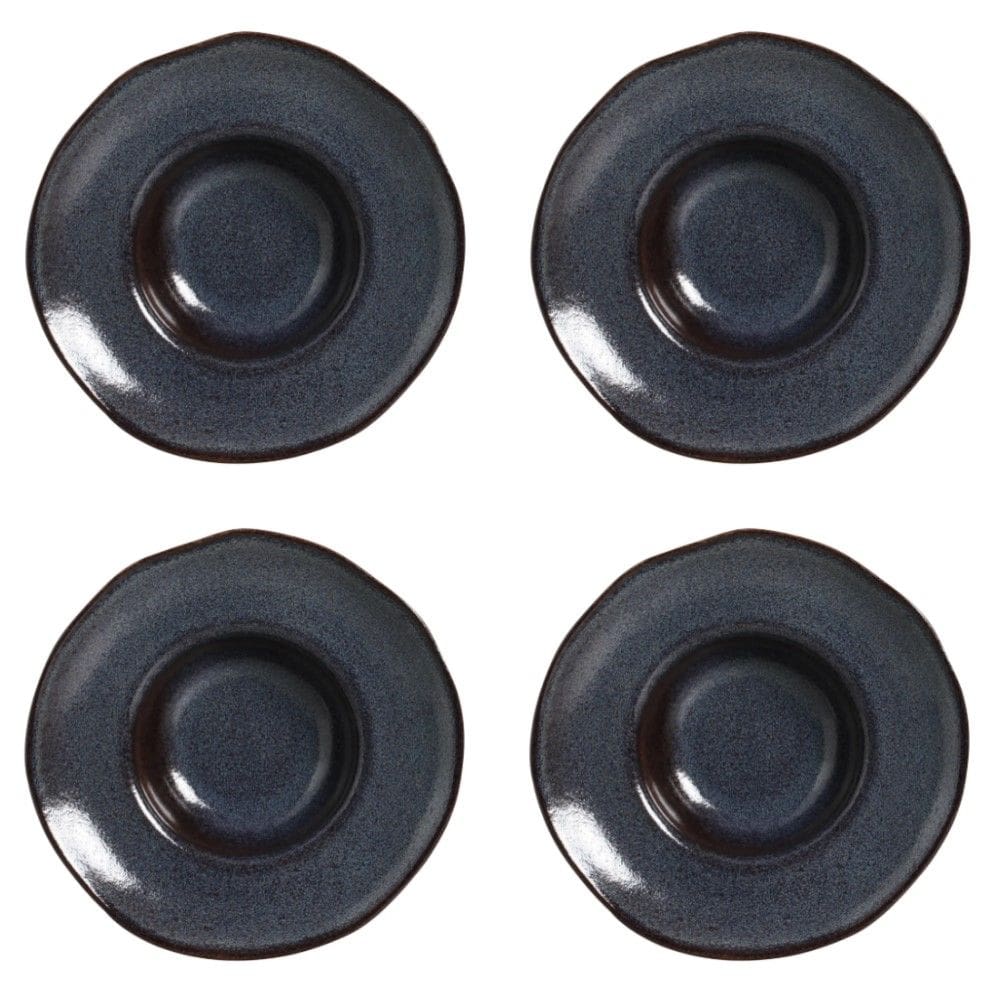 Conjunto de Pratos para Massa/Risoto 04 Peças Orgânico Titanium Porto Brasil