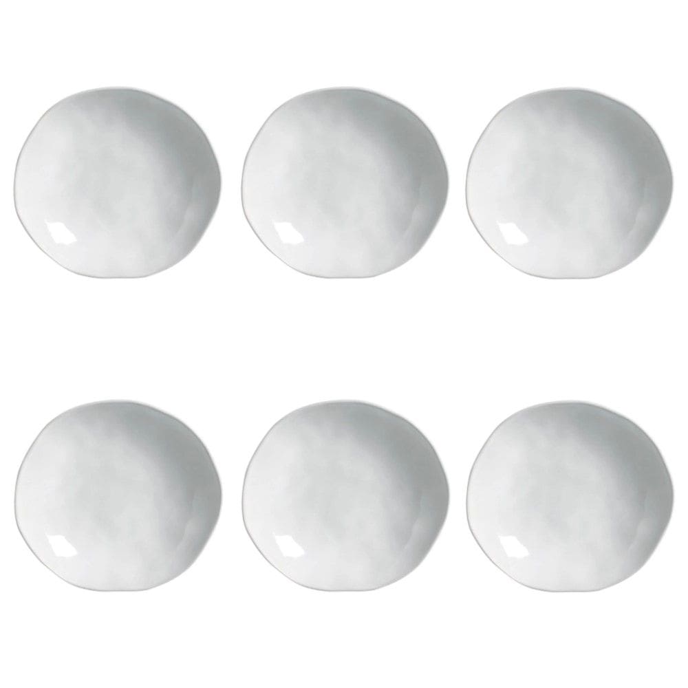 Conjunto de Pratos Fundos 06 Peças Orgânico New White Porto Brasil