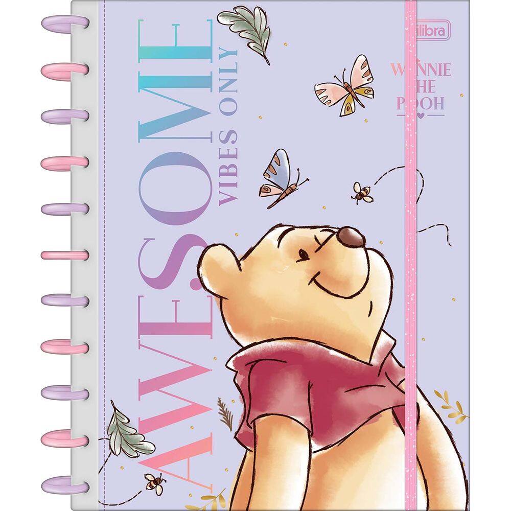 Caderno Tilidisco Pooh 10 Matérias 160 Folhas Tilibra