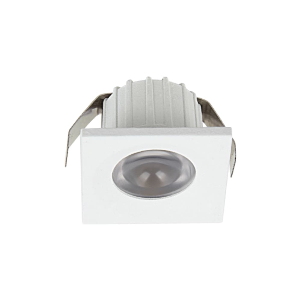 Spot Led Embutir Mini 3W 3000K Quadrado Branco