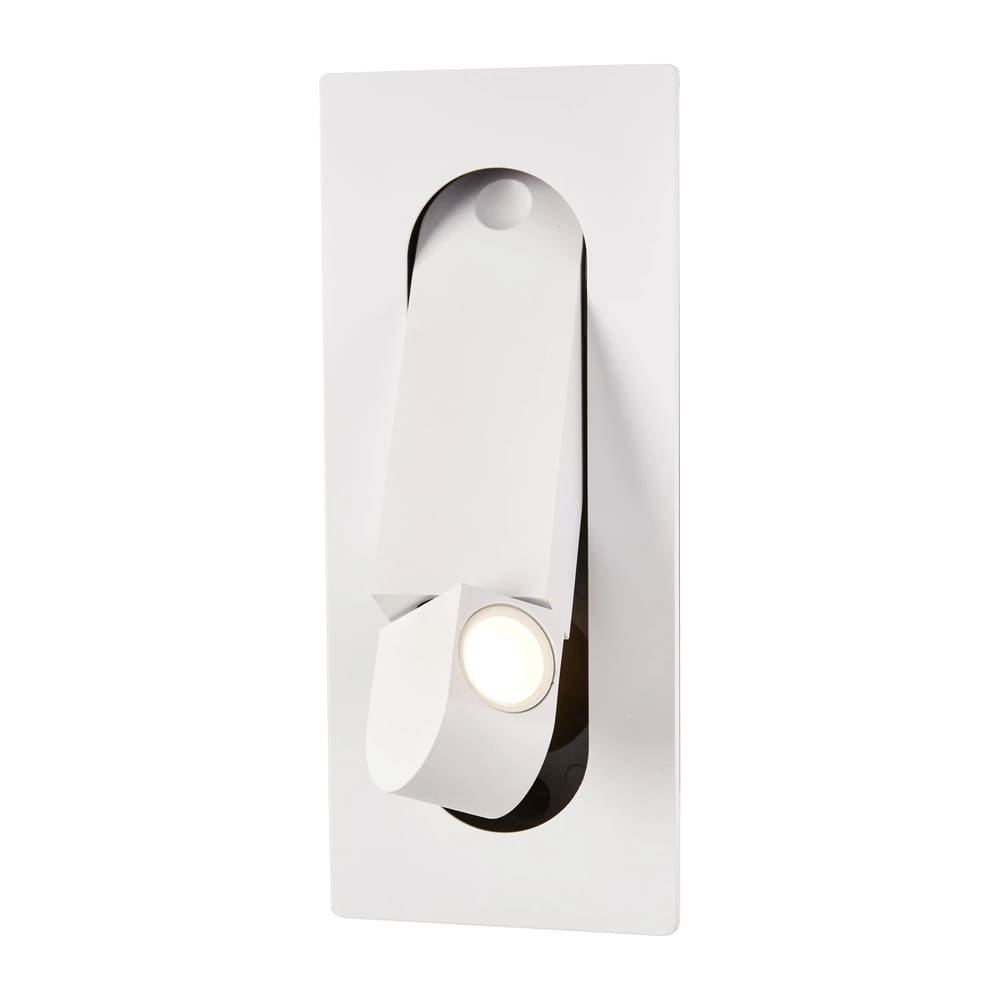 Luminária Cabeçeira de Embutir Branco Led 3000K 3W DS8326 Delis