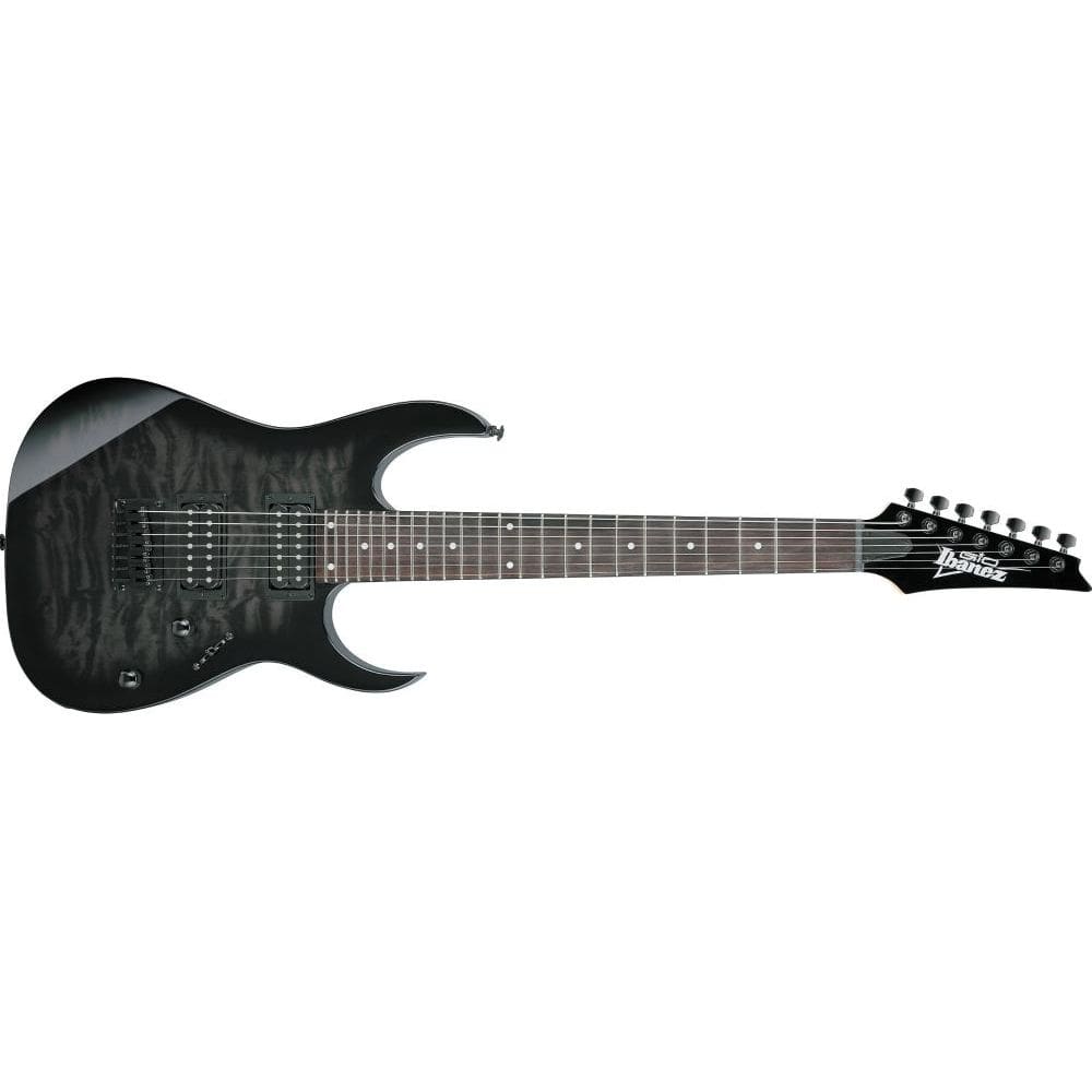 Guitarra 7C RG GIO Trans Black Sunburst Ibanez GRG7221QA-TKS [F035]
