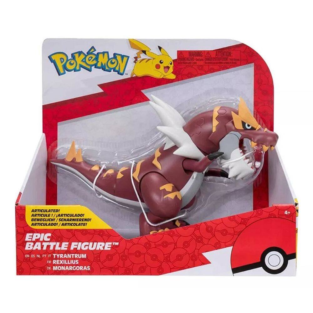 Pokémon Boneco 19 cm Articulado Tyrantrum Batalha Épica – Sunny