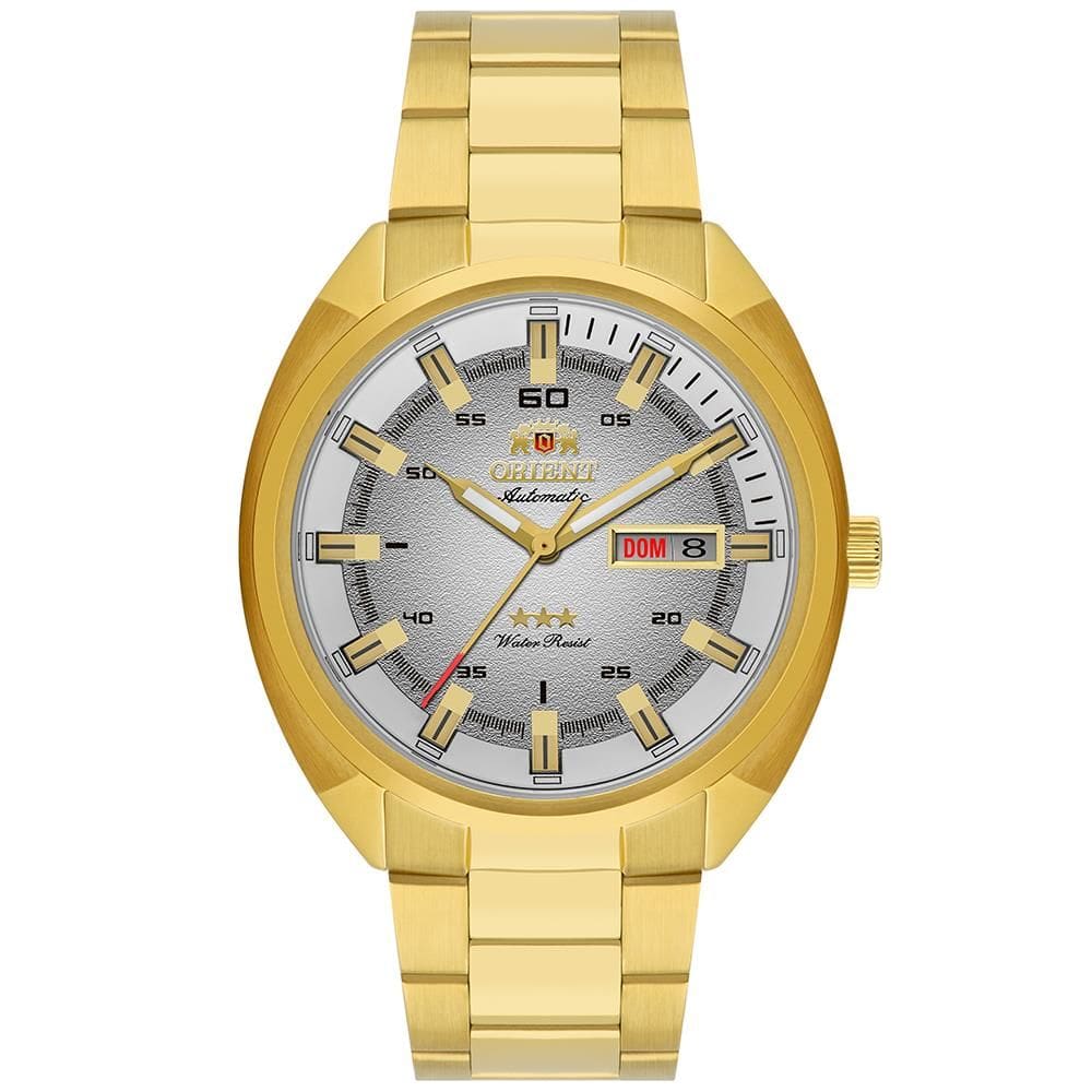 Relógio Orient Masculino Ref: Nh3gg006 S1kx Automático Dourado
