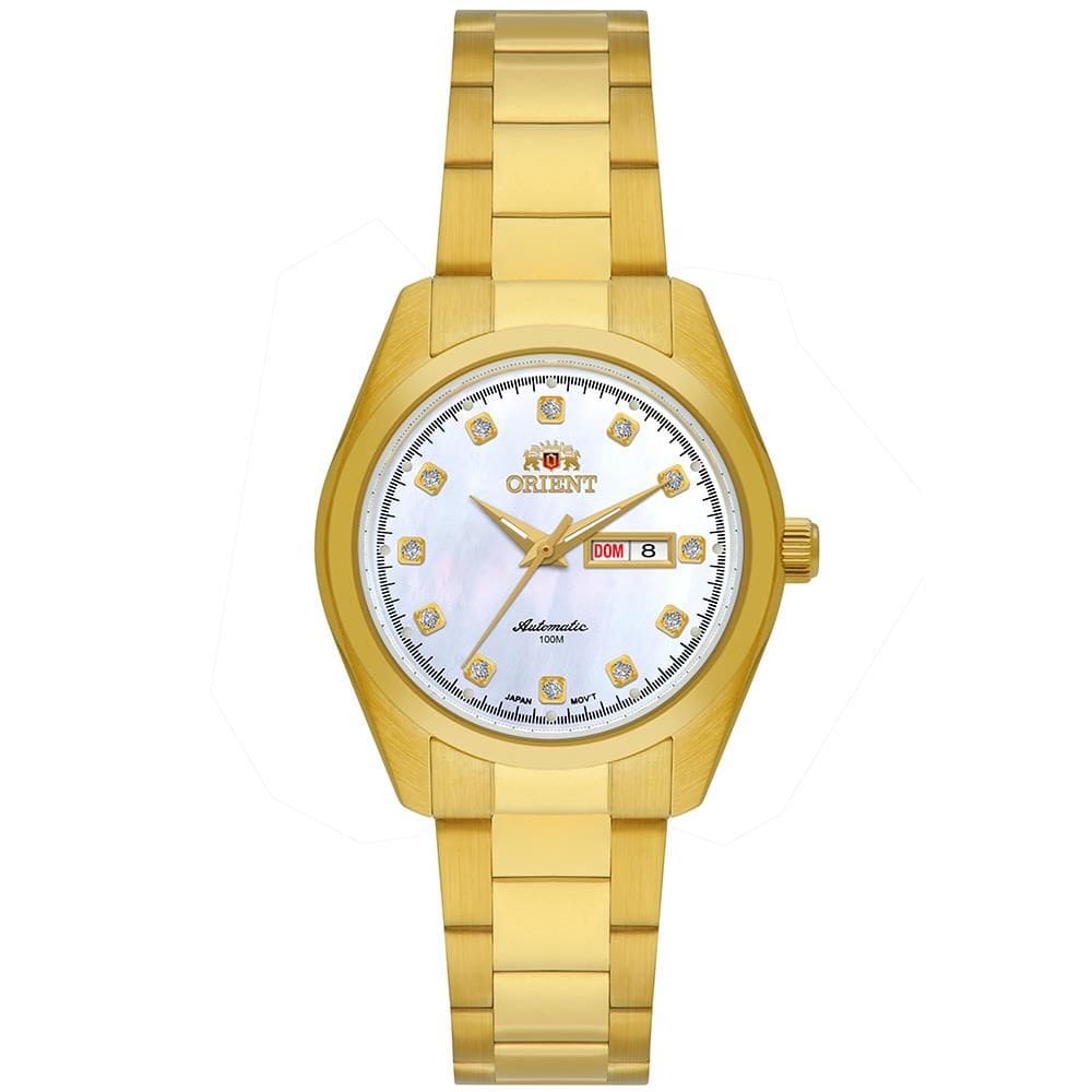 Relógio Orient Feminino Ref: Nh6gg002 B1kx Dourado Automático