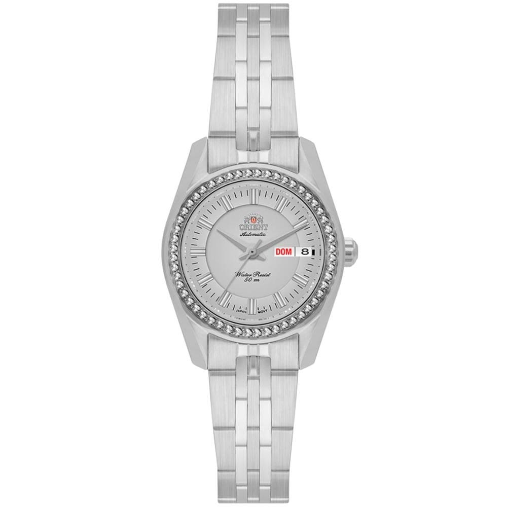 Relógio Orient Feminino Ref: Nh6ss006 S1sx Prateado Automático
