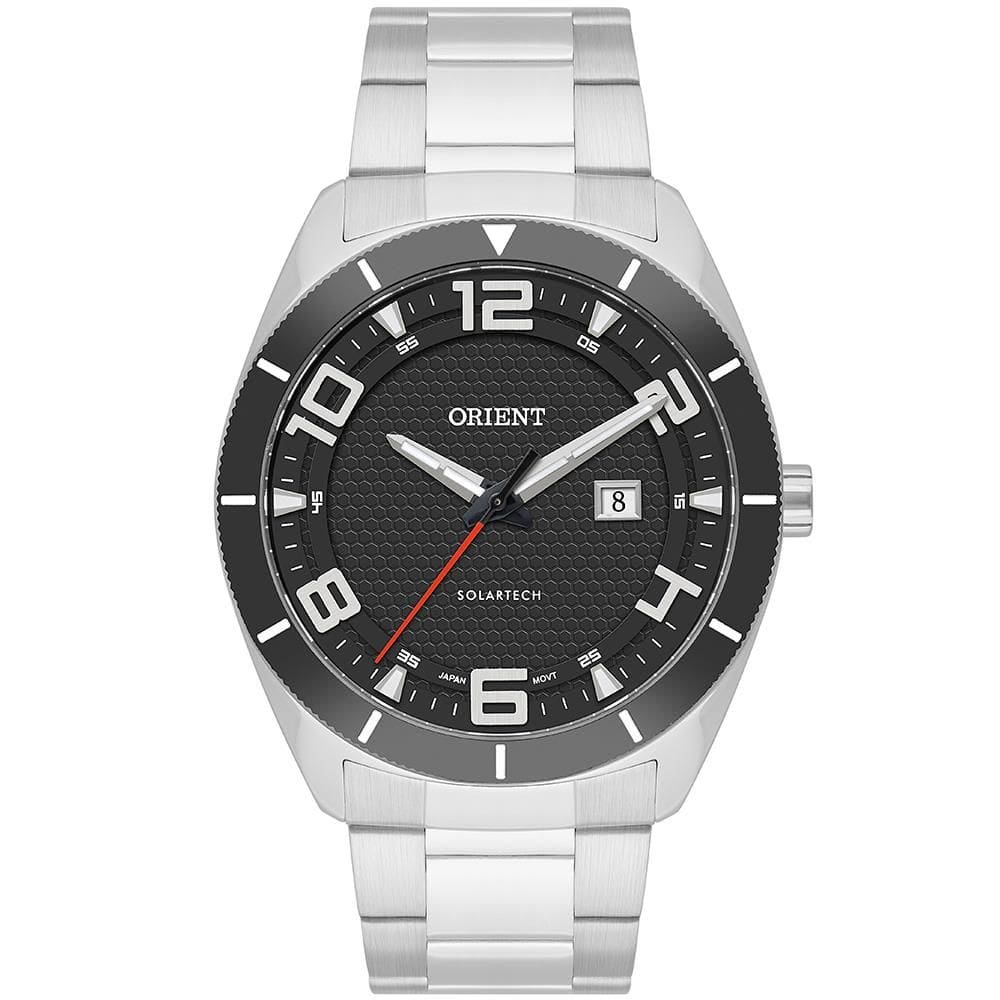 Relógio Orient Masculino Ref: Mbss1488 P2sx Solar Prateado