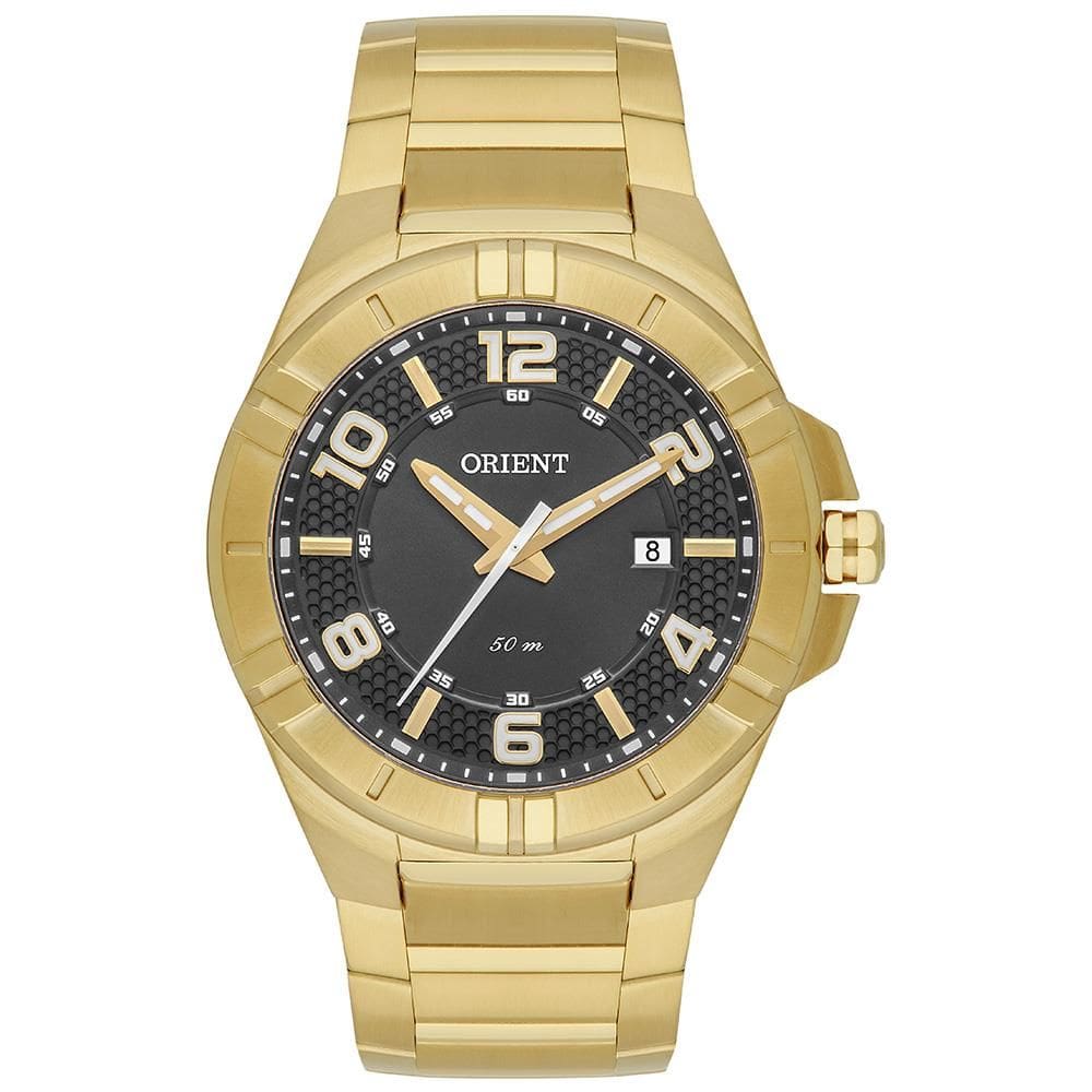 Relógio Orient Masculino Ref: Mgss1271 G2kx Esportivo Dourado