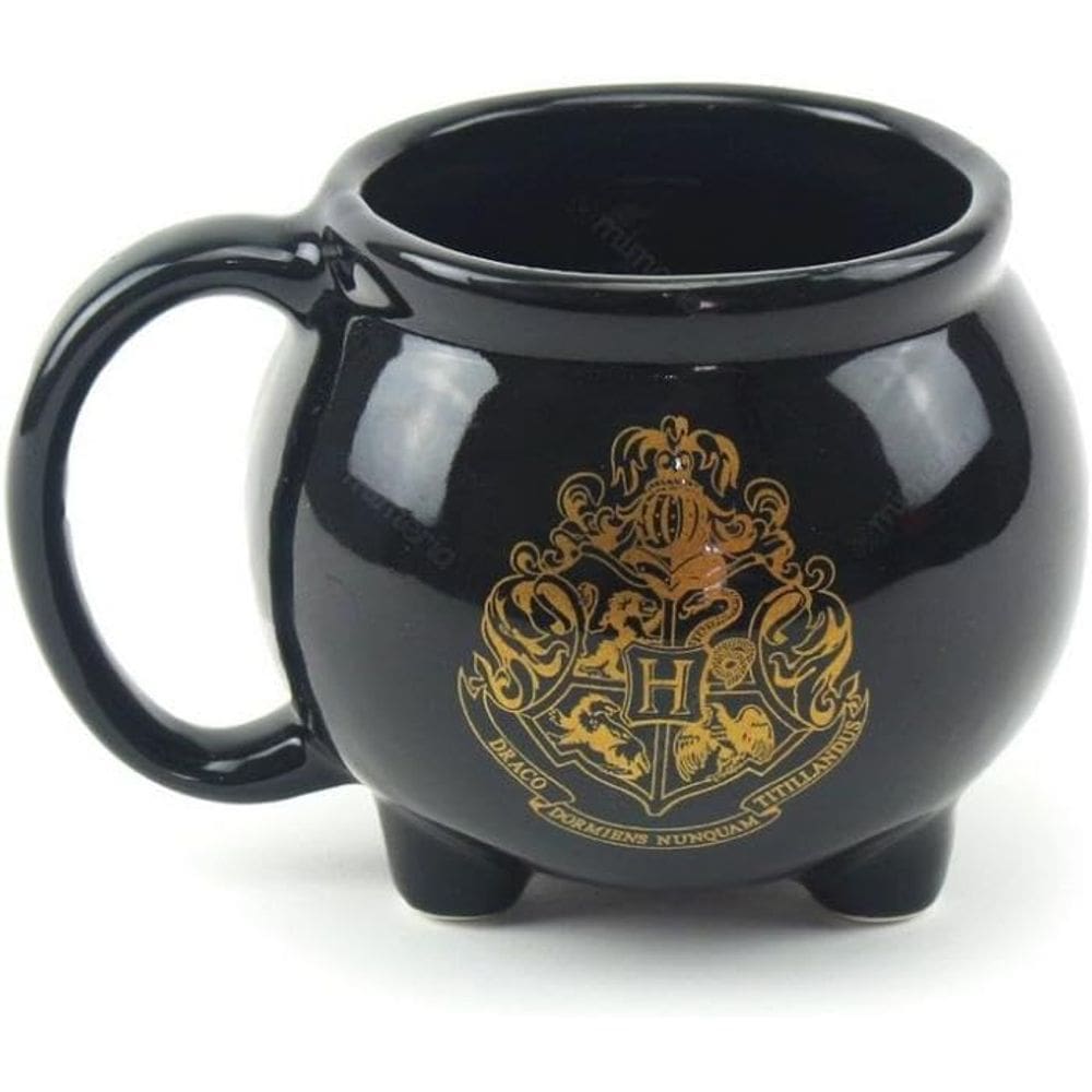 Caneca Formato Caldeirão 3D 500Ml Hogwarts Harry Potther