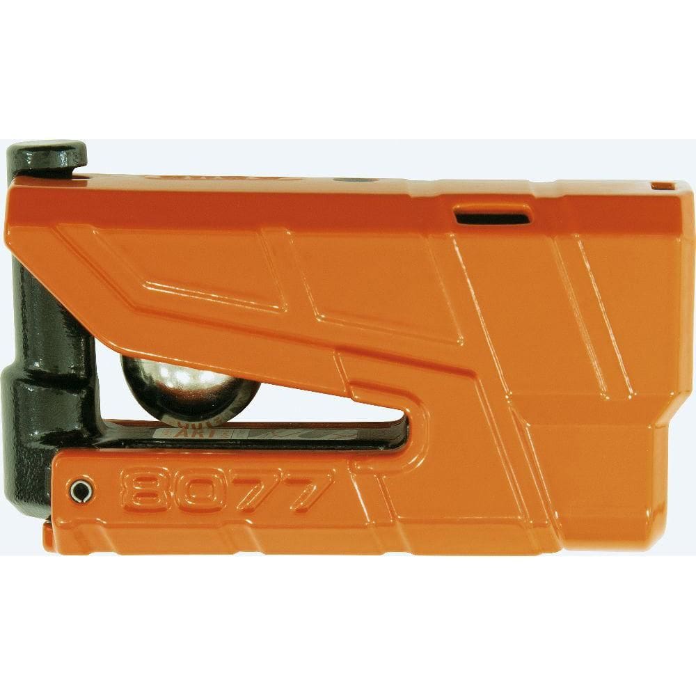 Trava De Disco C/ Alarme Abus 8077 Laranja [F016]