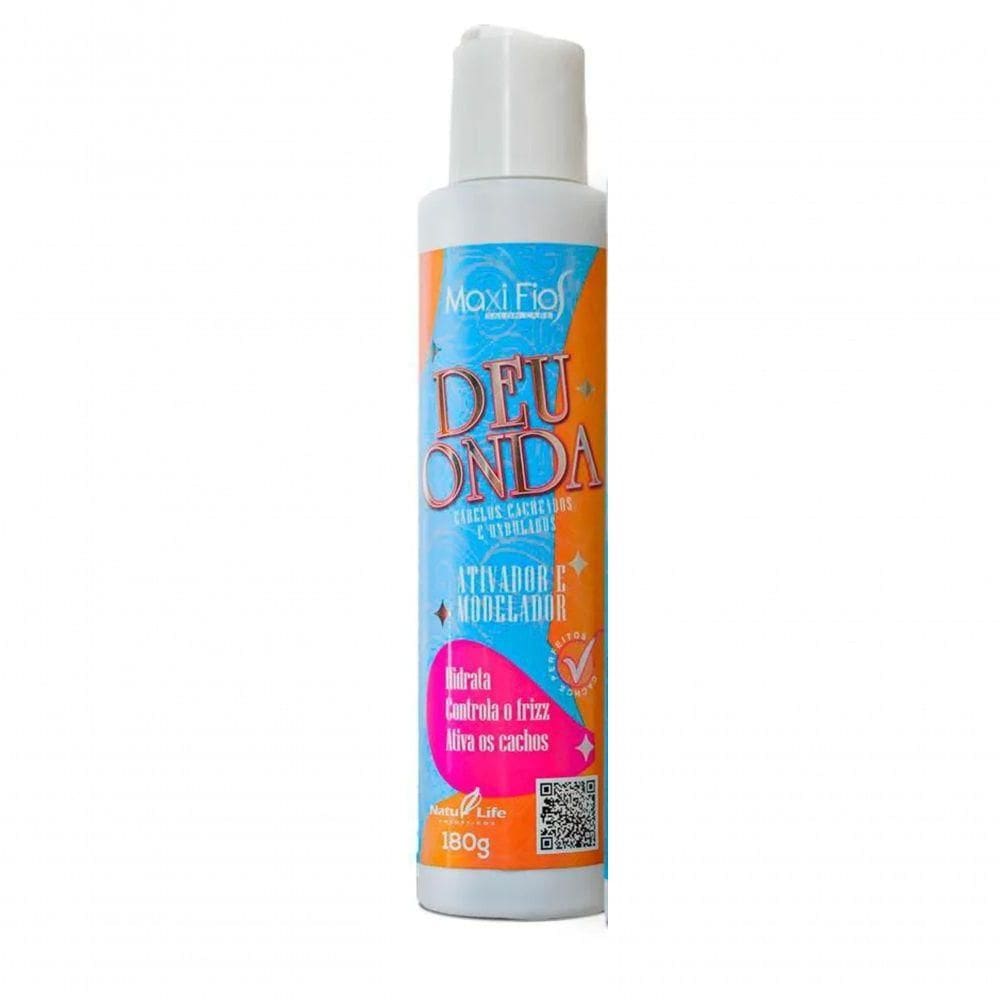 Ativador E Modelador De Cachos Deu Onda - Natulife 180gr