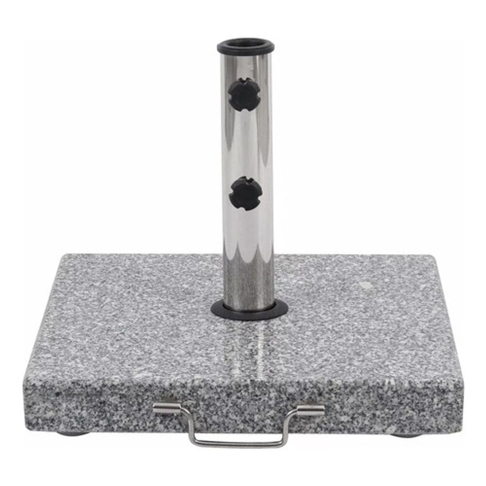 Suporte Ombrelone Guarda-sol Base Granito Com Roda 30kg