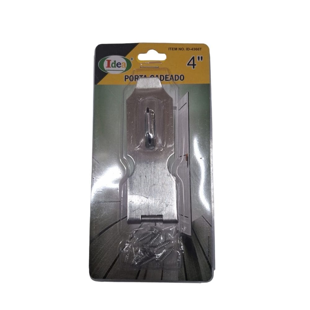 Porta Cadeado Trinco Fecho 4 Polegada Aço Inox
